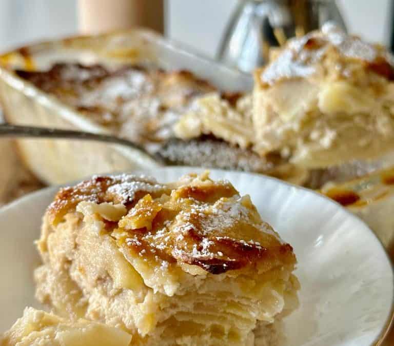 עוגת תפוחים חלבונית – טבעונית וללא גלוטן – מתכון מיוחד במינו